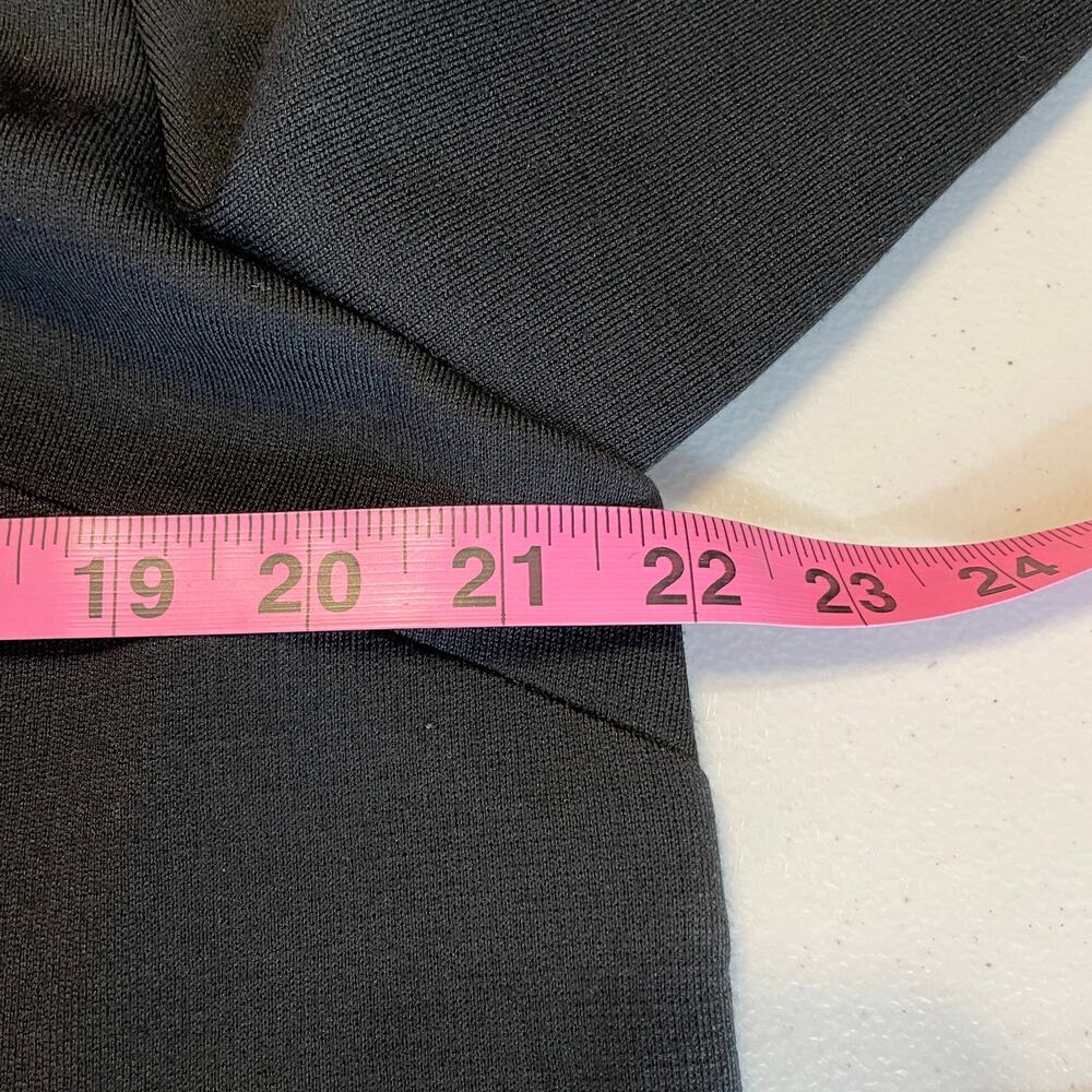 St John Black Knit Cropped Long Sleeve Luxury Designer Swing Jacket Blazer 12 - Picture 12 of 15